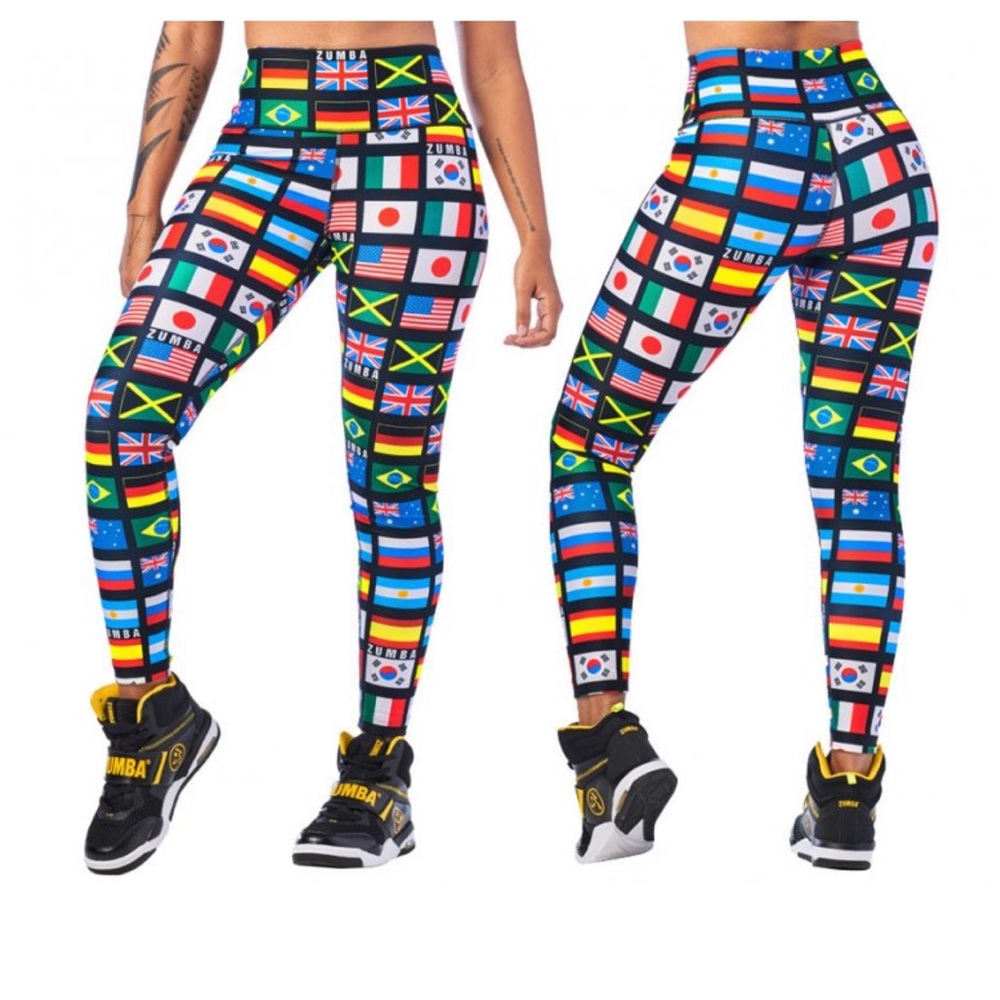 Zumba Spirit High Waisted Ankle Leggings